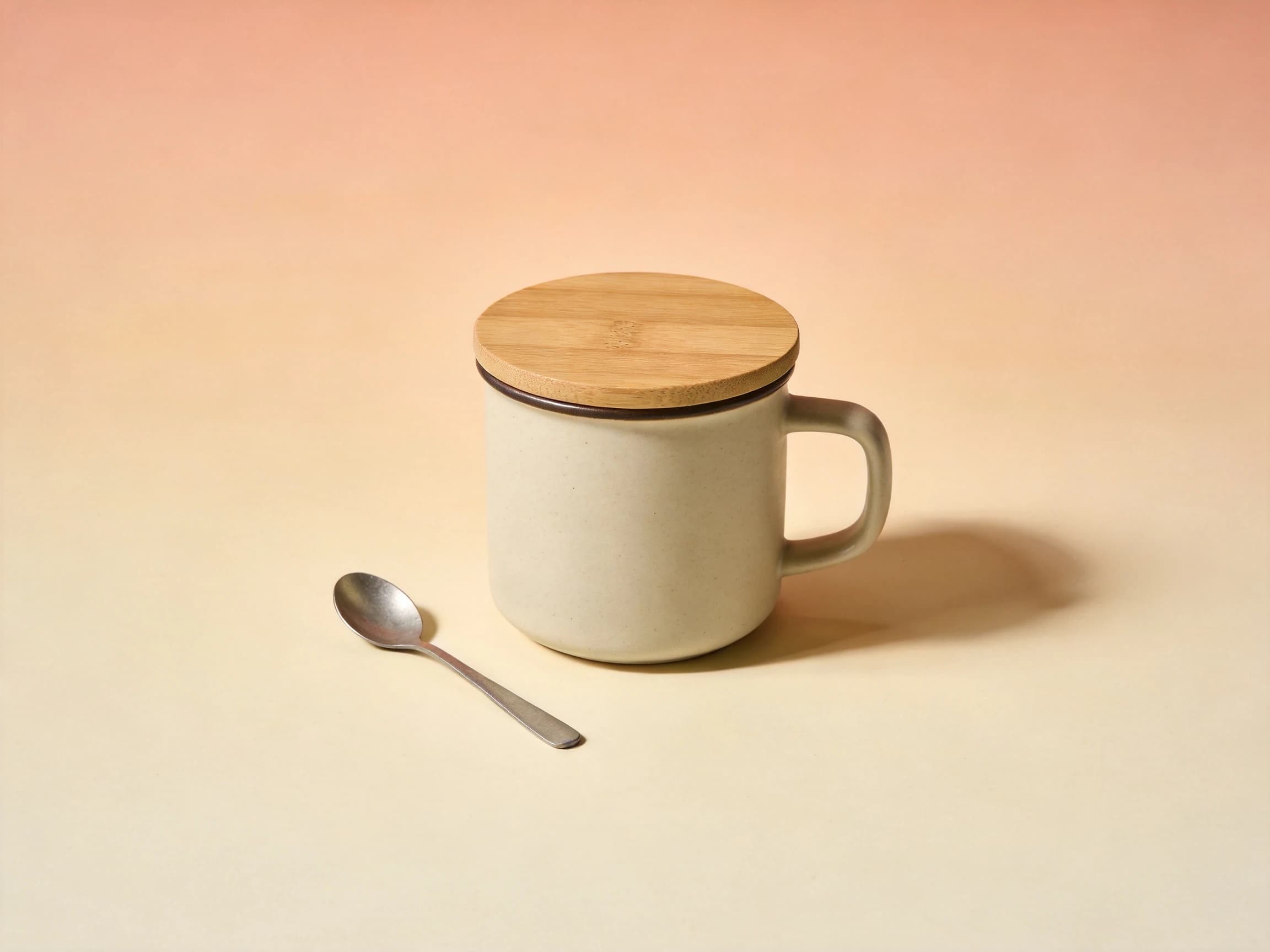 平口杯原木杯蓋