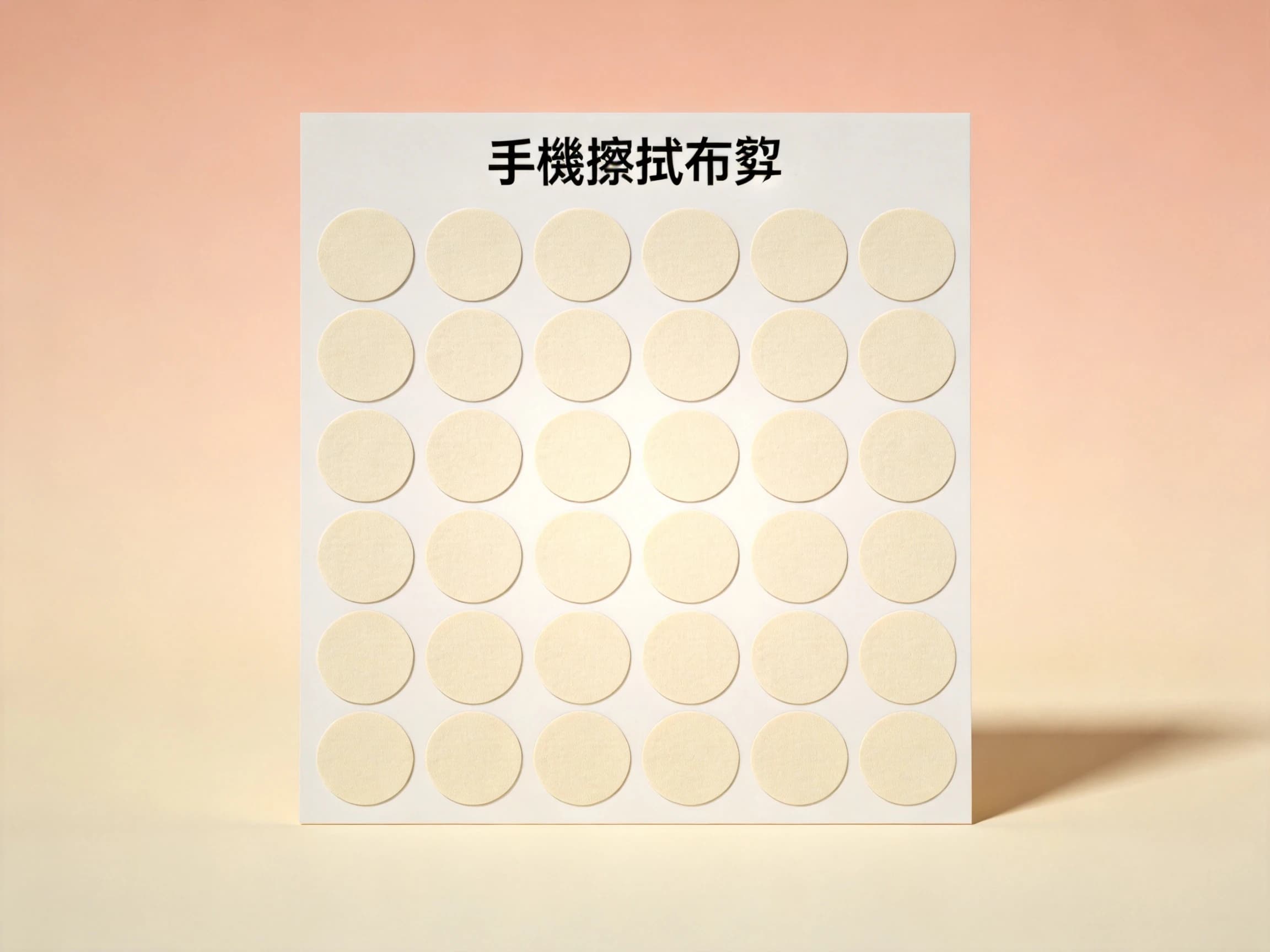手機擦拭布貼