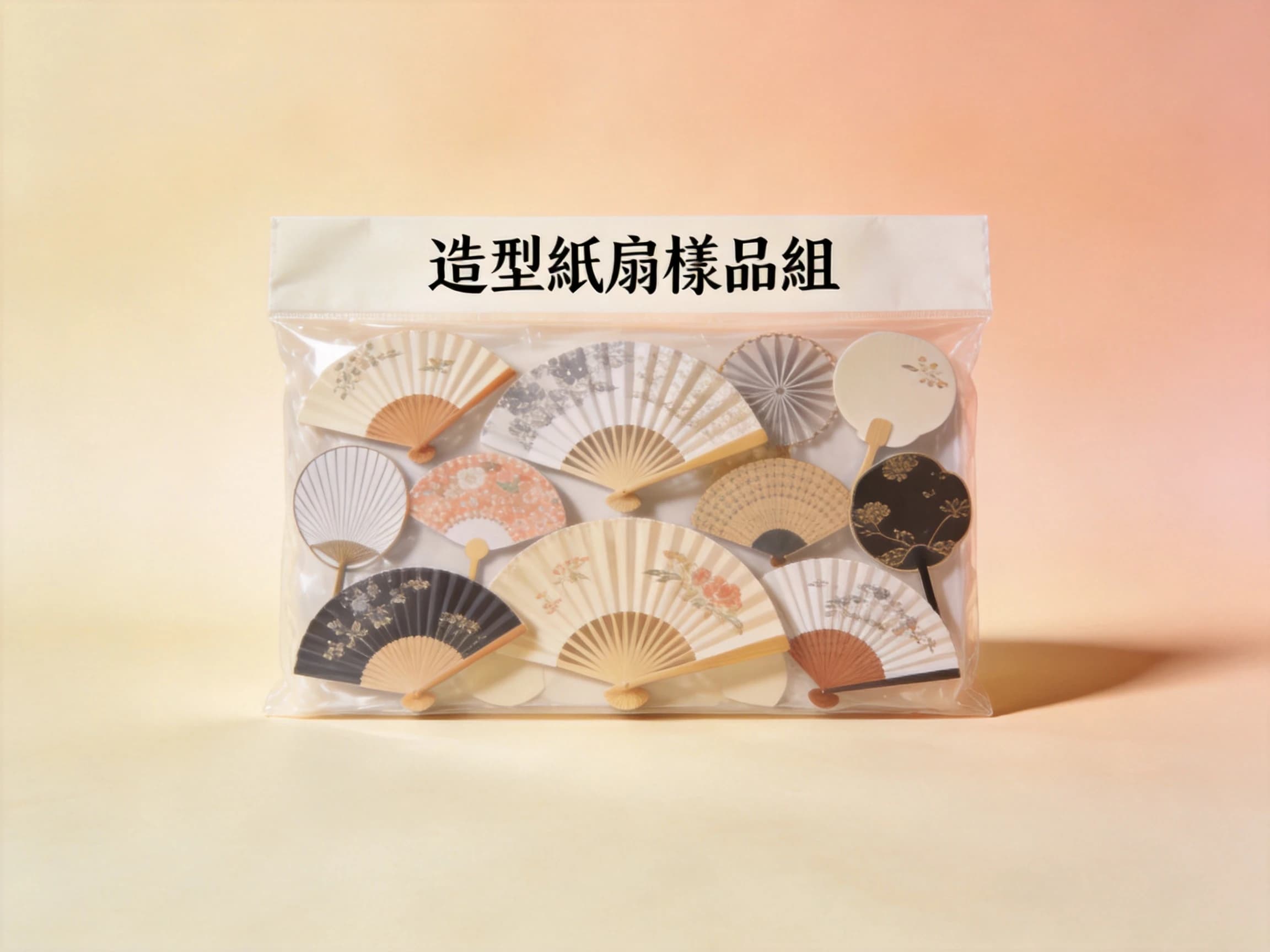 造型紙扇樣品組 - 公版造型一次擁有！