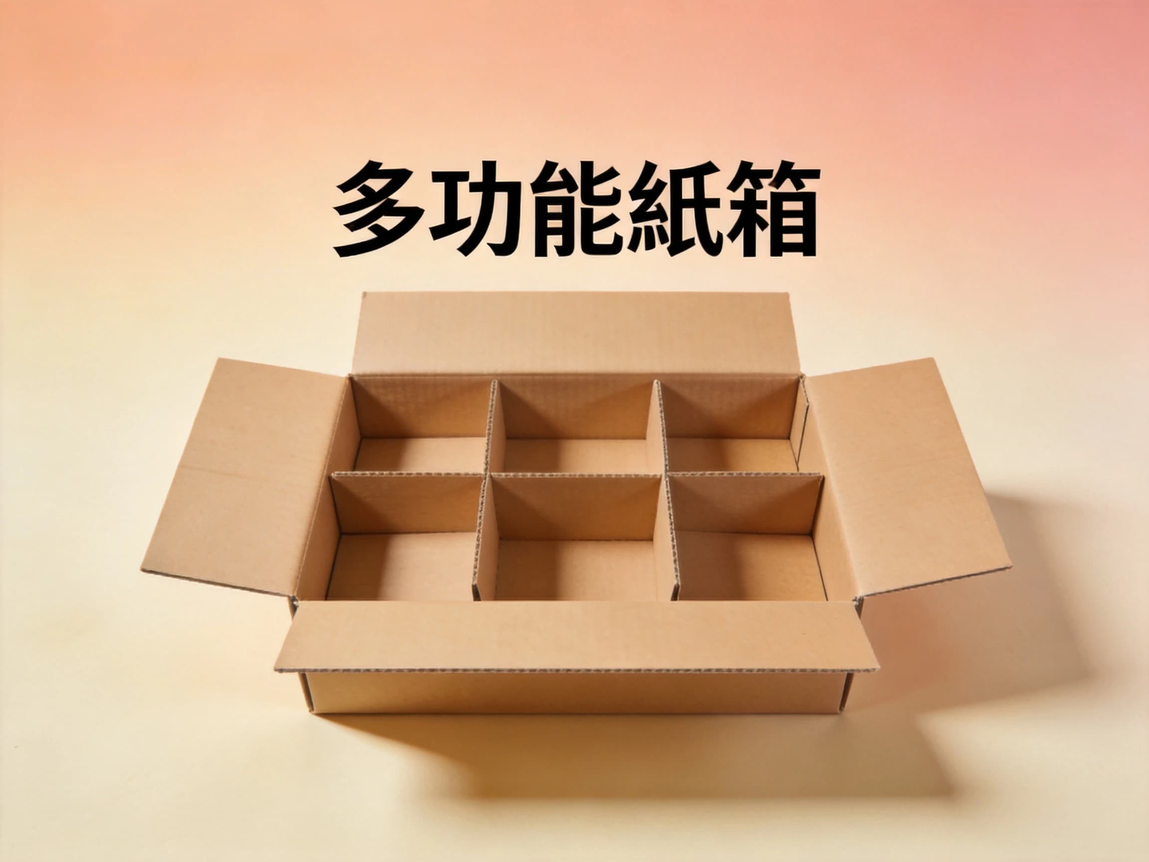 多功能紙箱 - 打造獨一無二的專屬紙箱