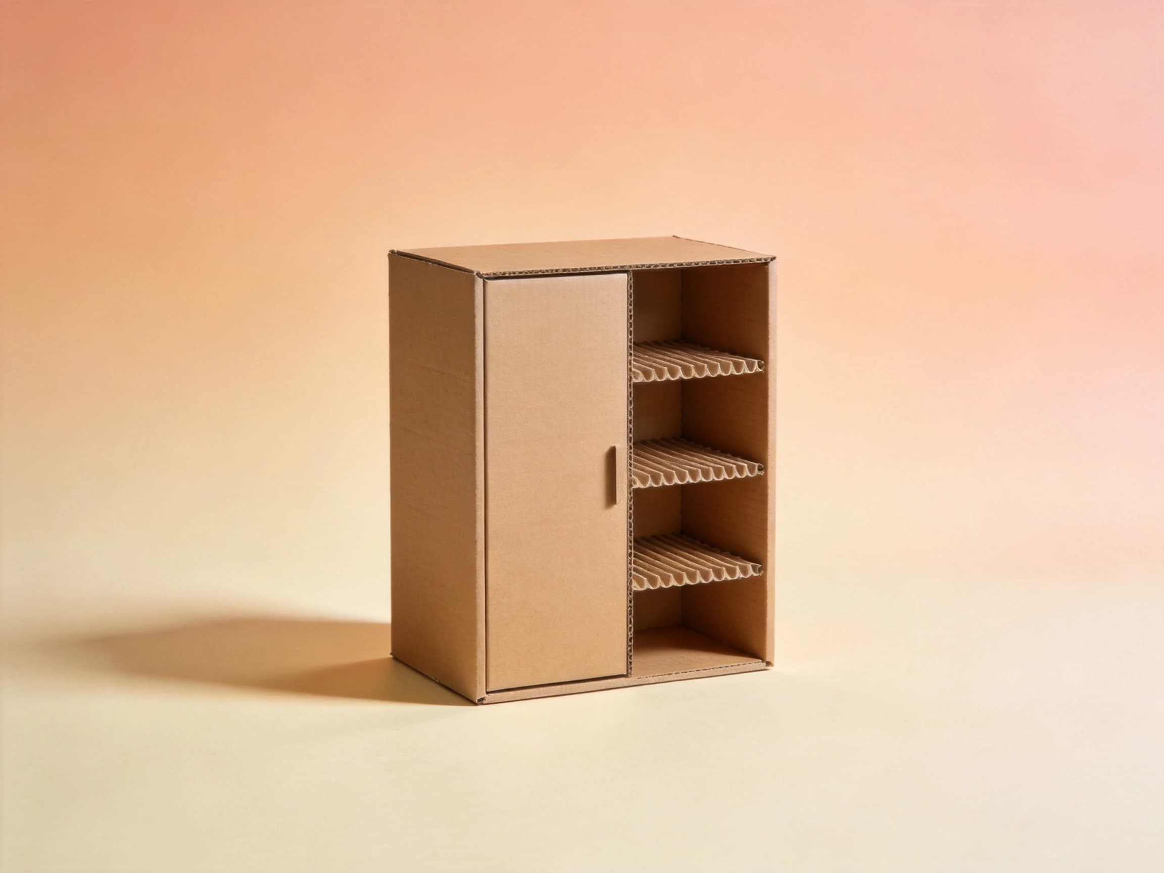 紙家具_置物櫃